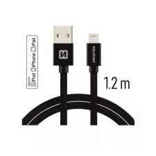 obrázek produktu SWISSTEN kabel USB Lightning MFI 1,2m 3A černá