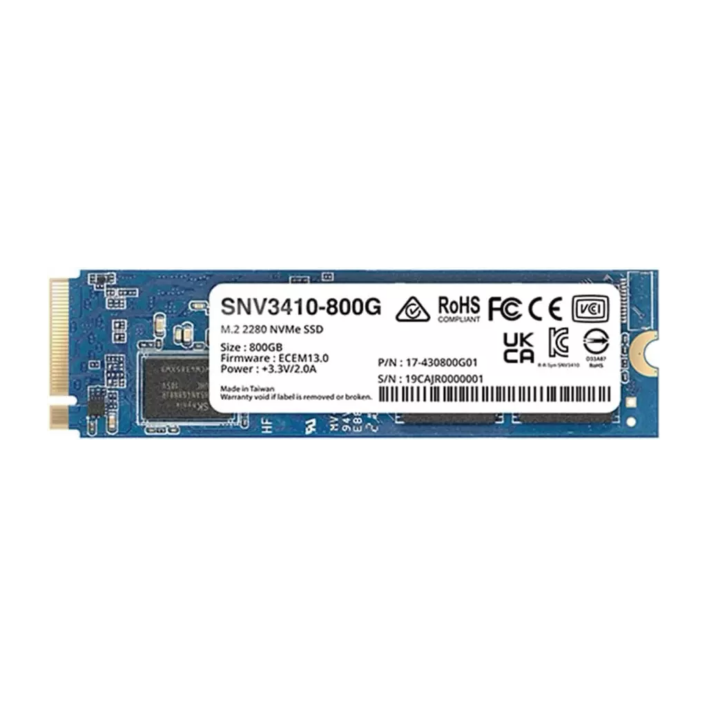 Obrázek produktu Synology SNV3410/800GB/SSD/M.2 NVMe/5R
