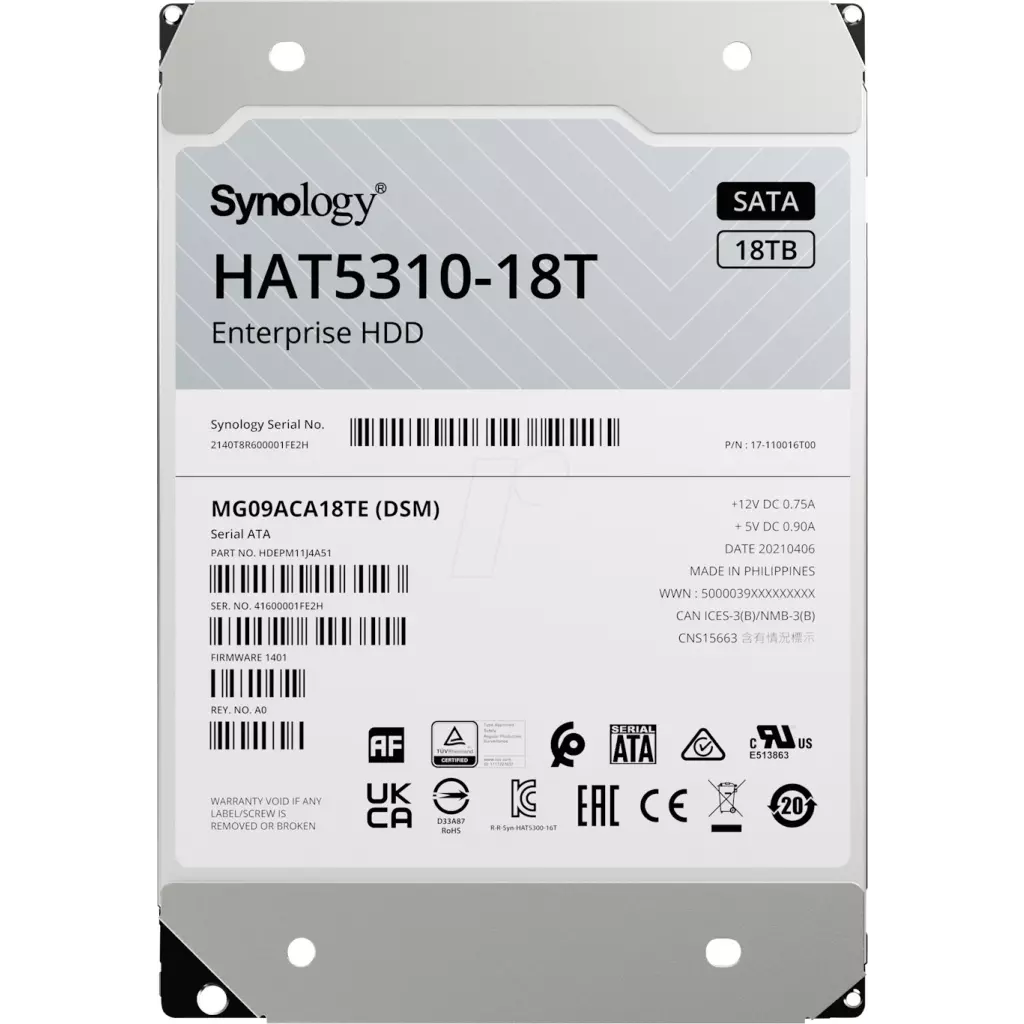 Obrázek produktu Synology HAT5310-20T 3.5