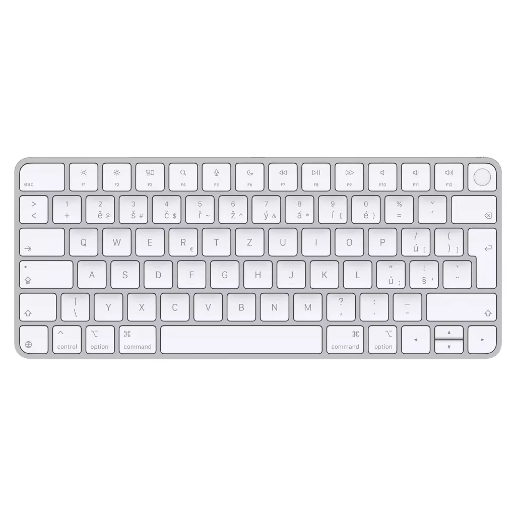 Obrázek produktu Apple Magic Keyboard Touch ID/Bezdrátová Bluetooth/CZ layout/Bílá
