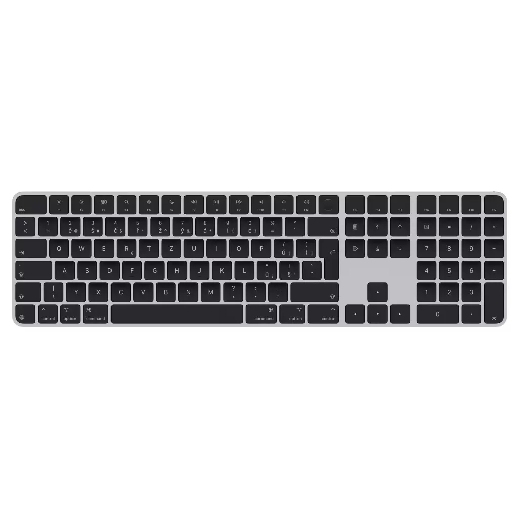 Obrázek produktu Apple Magic Keyboard Numeric Touch ID/Bezdrátová Bluetooth/CZ layout/Černá