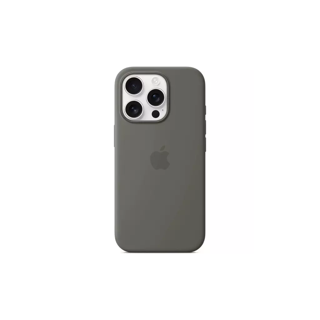 Obrázek produktu iPhone 16 Pro Silicone Case with MS - Stone Gray
