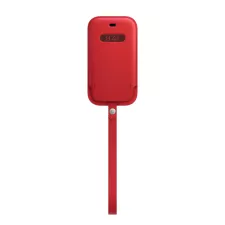 obrázek produktu iPhone 12 mini Leather Sleeve wth MagSafe RED