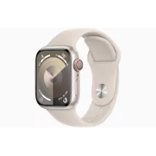 obrázek produktu Apple Watch S9 Cell/41mm/Starlight/Sport Band/Starlight/-S/M