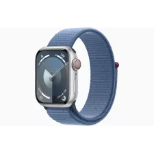 obrázek produktu Apple Watch S9 Cell/45mm/Silver/Sport Band/Winter Blue