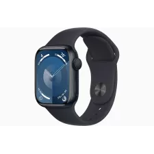 obrázek produktu Apple Watch S9/45mm/Midnight/Sport Band/Midnight/-M/L