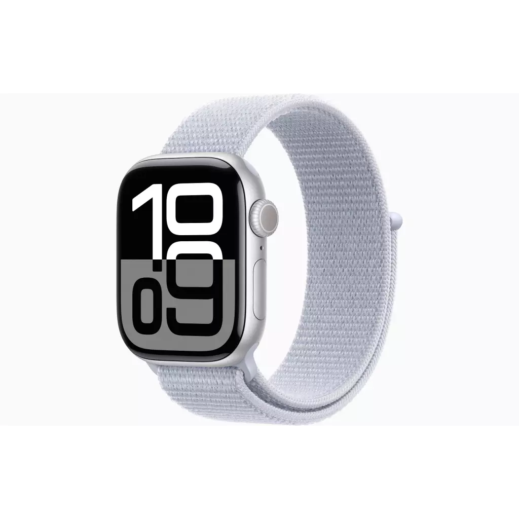 Obrázek produktu Apple Watch S10/42mm/Silver/Sport Band/Blue Cloud