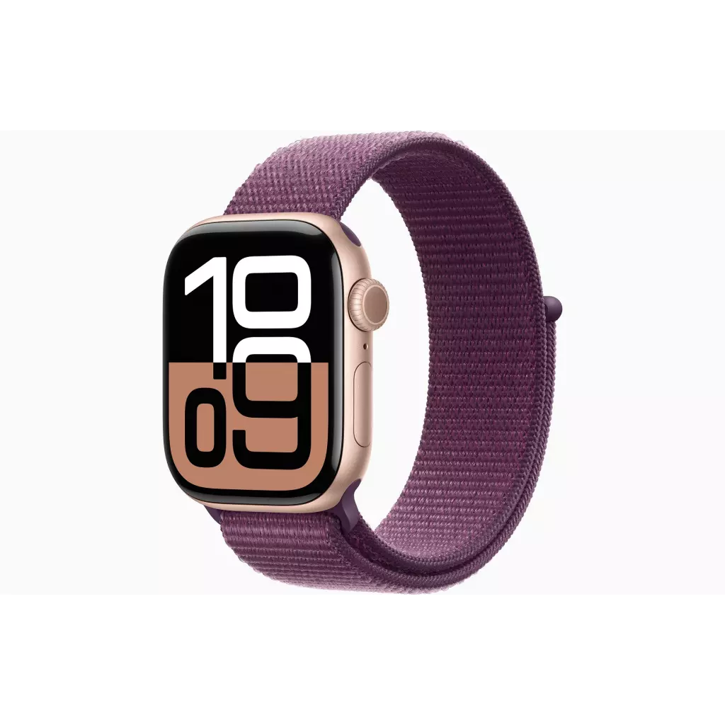 Obrázek produktu Apple Watch S10/46mm/Rose Gold/Sport Band/Plum