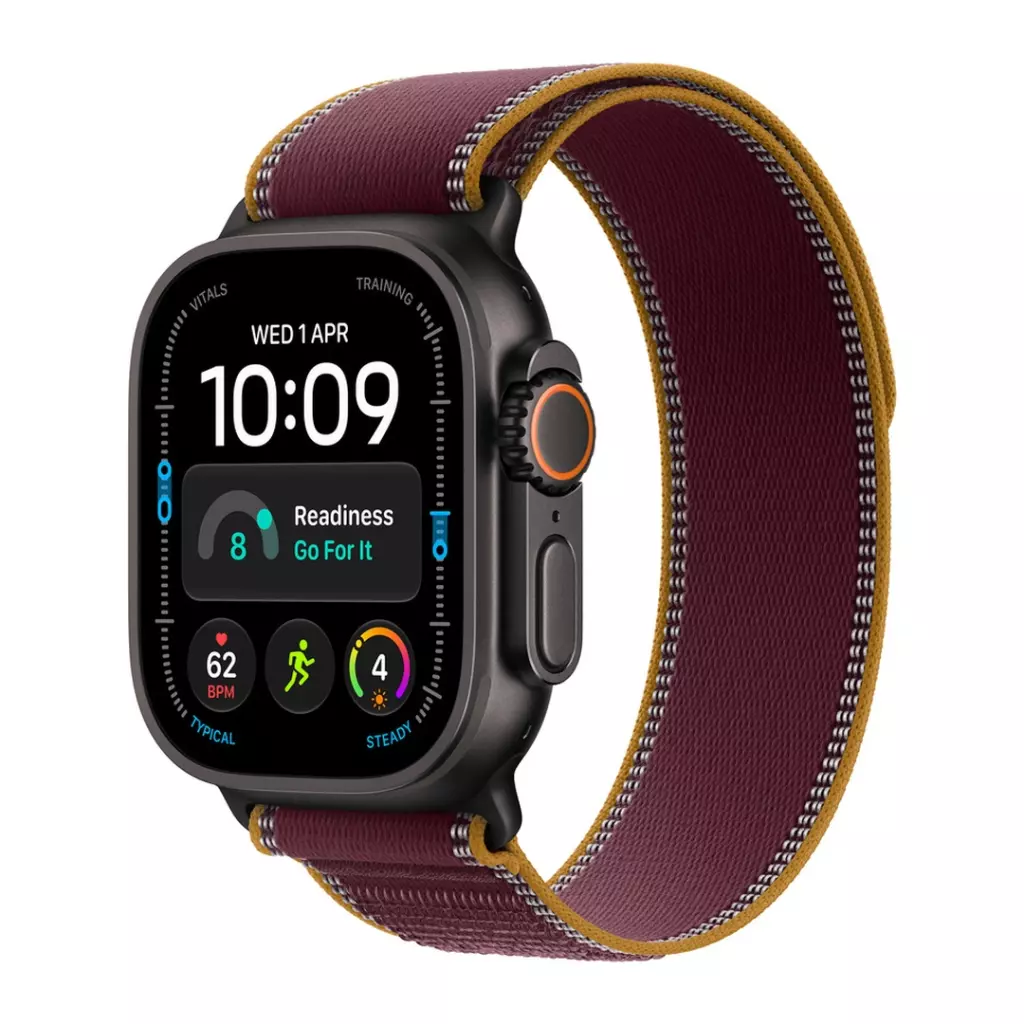 Obrázek produktu WATCH Ultra 4 49 Black TC/Burgundy Trail Loop- M/L