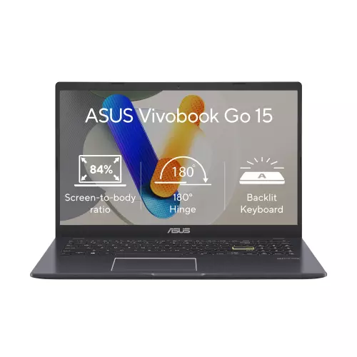obrázek produktu ASUS Vivobook Go 15/E510KA-EJ1323WS/N4500/15,6"/FHD/4GB/128GB/Intel int/W11S/Blue/2R