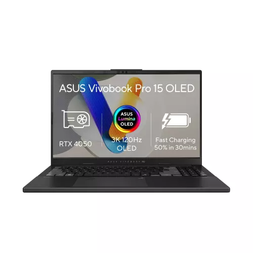 obrázek produktu ASUS Vivobook Pro 15 OLED/N6506CU-OLED012X/U9-285H/15,6"/2880x1620/24GB/2TB SSD/RTX 4050/W11P/Gray/2