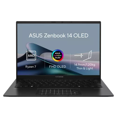 obrázek produktu ASUS Zenbook 14/UM3406KA-OLED027W/AI7-350/14"/WUXGA/16GB/1TB SSD/AMD int/W11H/Black/2R