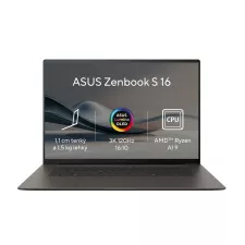 obrázek produktu ASUS Zenbook S 16 OLED/UM5606WA/AI9-HX370/16"/2880x1800/T/32GB/1TB SSD/AMD int/W11P/Gray/2R