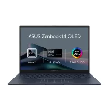 obrázek produktu ASUS Zenbook 14 OLED/UX3405MA/U7-155H/14"/2880x1800/T/16GB/1TB SSD/Arc Xe/W11H/Blue/2R