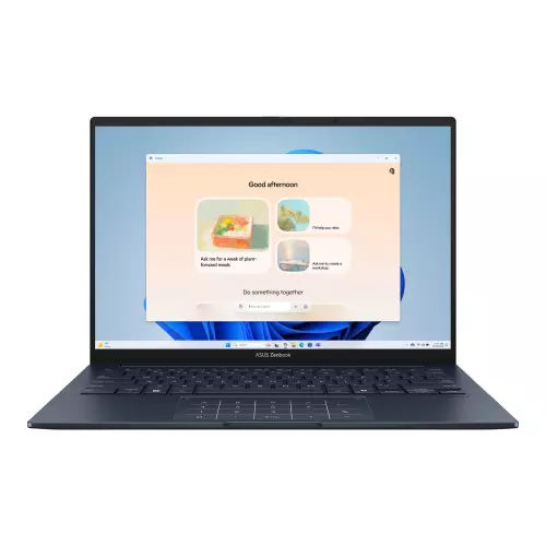 obrázek produktu ASUS Zenbook 14 OLED/UX3405CA-OLED232X/U9-285H/14"/WUXGA/T/32GB/1TB SSD/Arc 140T/W11P/Blue/2R