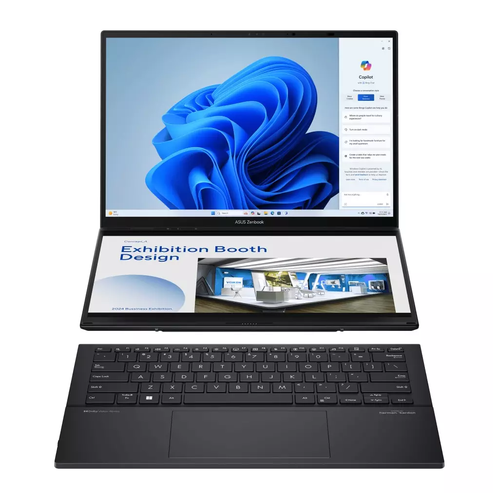Obrázek produktu ASUS Zenbook Duo 14 OLED/UX8406CA-OLED078W/U9-285H/14
