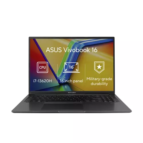 obrázek produktu ASUS Vivobook 16/X1605VA-MB1267W/i7-13620H/16"/WUXGA/16GB/1TB SSD/UHD/W11H/Black/2R