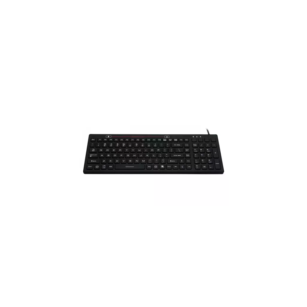 Obrázek produktu SK312 – Průmyslová silikonová antibakteriální klávesnice, CZ, USB, IP68