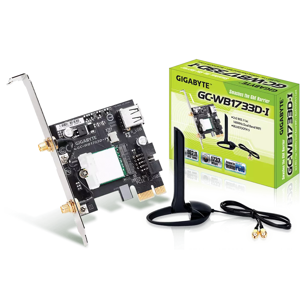 Obrázek produktu GIGABYTE PCI-E Wifi+BT 1733MBps 802.11a/b/g/n/ac