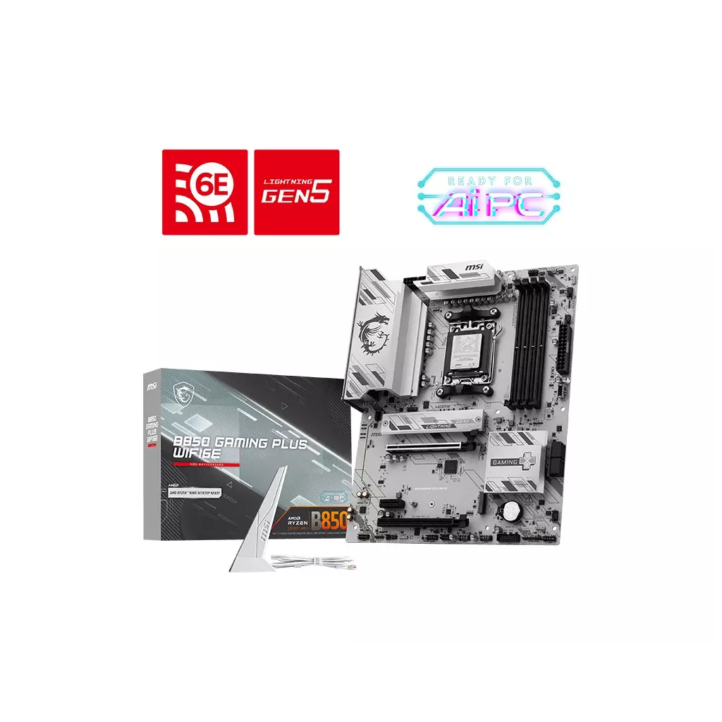 Obrázek produktu MSI B850 GAMING PLUS WIFI6E/AM5/ATX