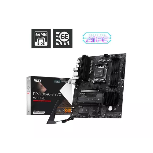 obrázek produktu MSI PRO B840-S EVO WIFI6E/AM5/ATX
