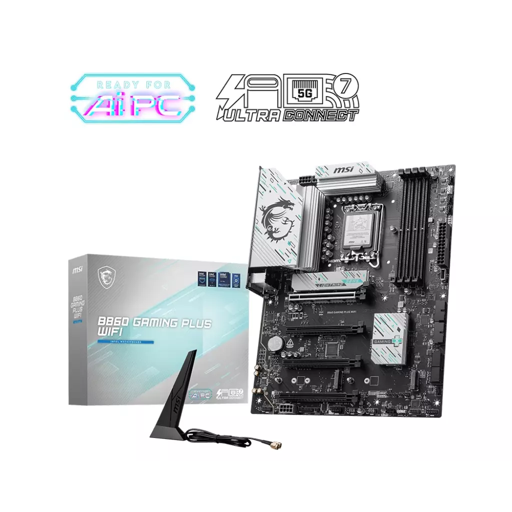 Obrázek produktu MSI B860 GAMING PLUS WIFI/LGA 1851/ATX