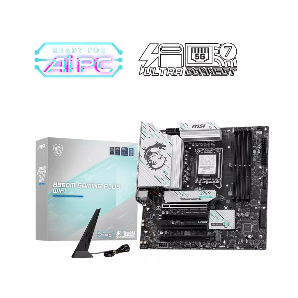 Obrázek produktu MSI B860M GAMING PLUS WIFI/LGA 1851/mATX