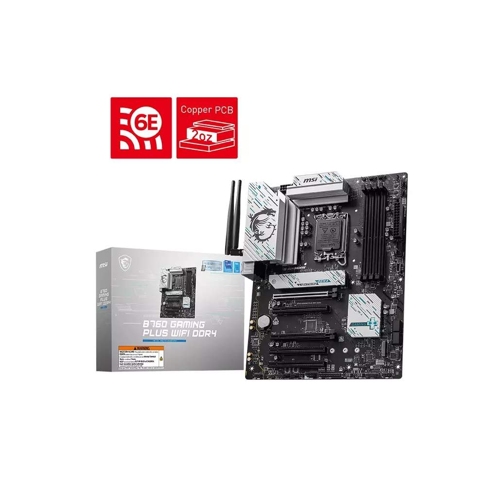 Obrázek produktu MSI B760 GAMING PLUS WIFI DDR4/LGA 1700/ATX