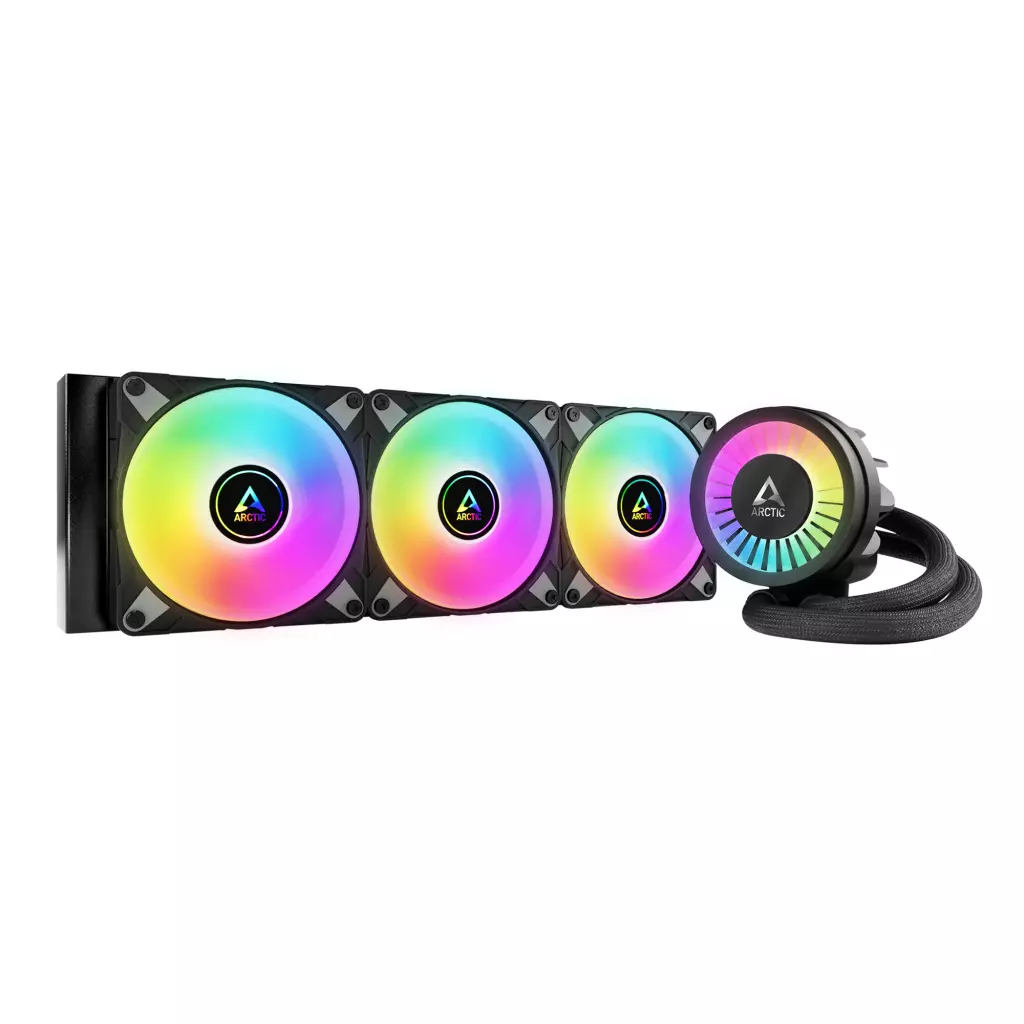 Obrázek produktu ARCTIC Liquid Freezer III - 360 A-RGB (Black) : All-in-One CPU Water Cooler with 360mm radiator and