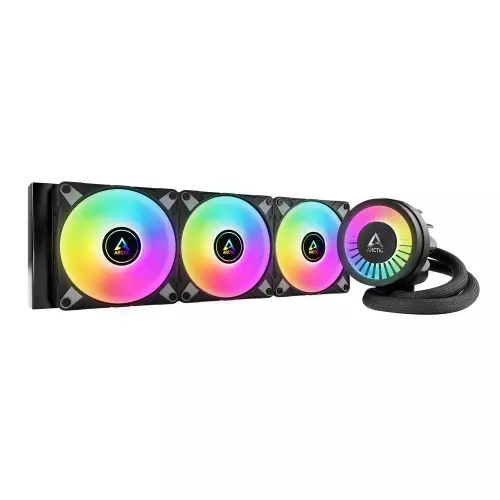 obrázek produktu ARCTIC Liquid Freezer III - 360 A-RGB (Black) : All-in-One CPU Water Cooler with 360mm radiator and
