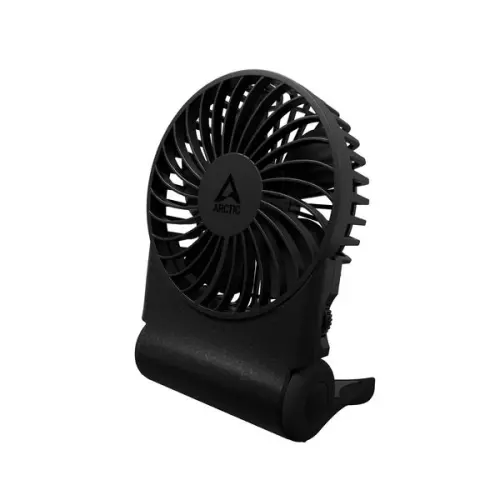 obrázek produktu ARCTIC Summair 2Go (Black) - Rechargeable Pocket Fan with Stand (74 hours of battery life and variab