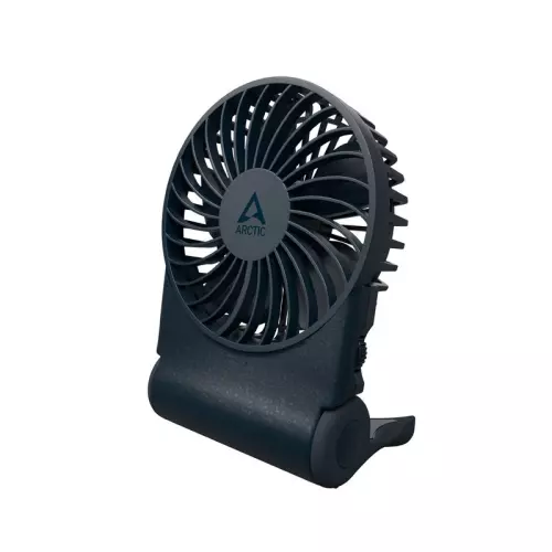 obrázek produktu ARCTIC Summair 2Go (Dark Blue) - Rechargeable Pocket Fan with Stand (74 hours of battery life and va