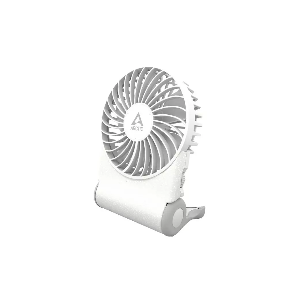 Obrázek produktu ARCTIC Summair 2Go (White) - Rechargeable Pocket Fan with Stand (74 hours of battery life and variab