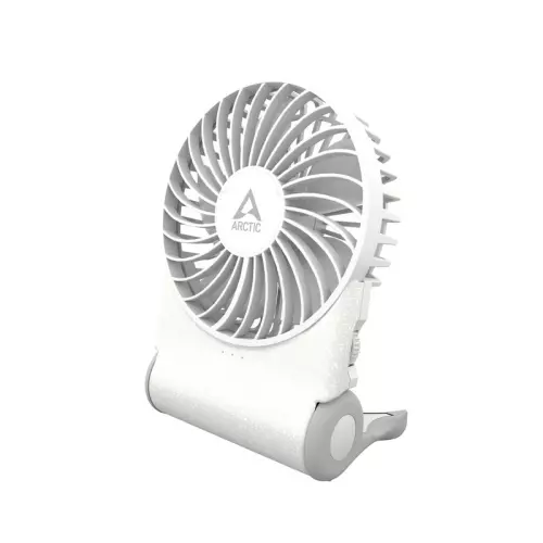 obrázek produktu ARCTIC Summair 2Go (White) - Rechargeable Pocket Fan with Stand (74 hours of battery life and variab