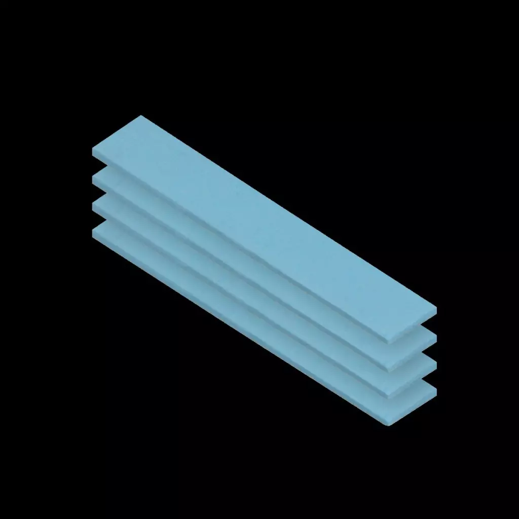 Obrázek produktu ARCTIC Thermal pad TP-3 (120x20mm, t:1.0mm, pack of 4pcs) (Premium Performance Thermal Pad)
