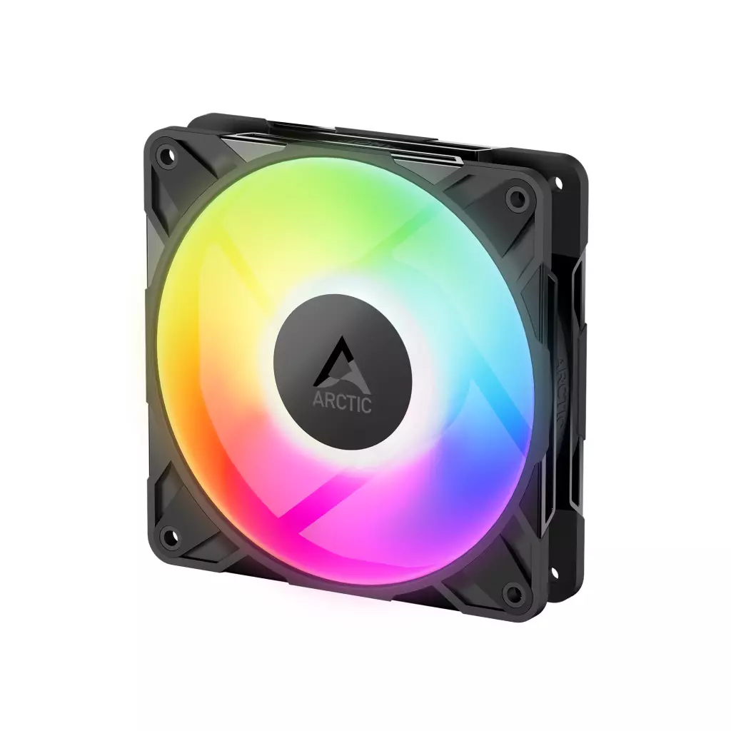 Obrázek produktu ARCTIC P12 Pro A-RGB - 120mm A-RGB PWM ventilátor s rozdělovačem kabelů