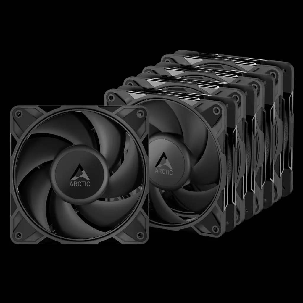 Obrázek produktu ARCTIC P12 Pro PST - 120mm PWM ventilátor s rozdělovačem kabelů (balení po 5 kusech)