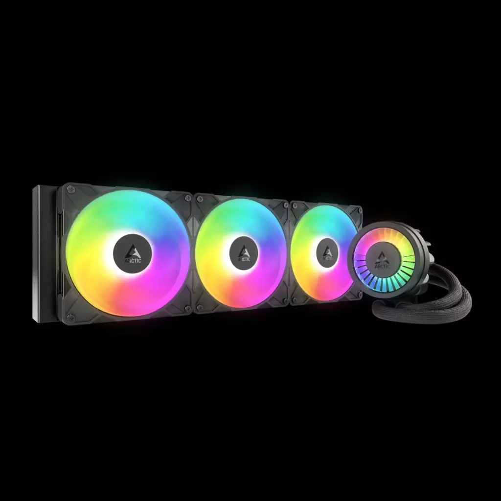 Obrázek produktu ARCTIC Liquid Freezer III Pro 420 A-RGB : All-in-One CPU Water Cooler with 420mm radiator and 3x P14