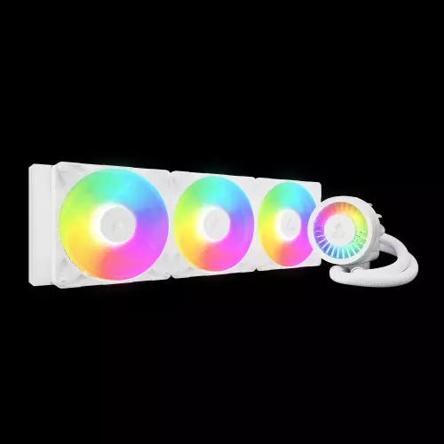 obrázek produktu ARCTIC Liquid Freezer III Pro 420 A-RGB (White) : All-in-One CPU Water Cooler with 420mm radiator an