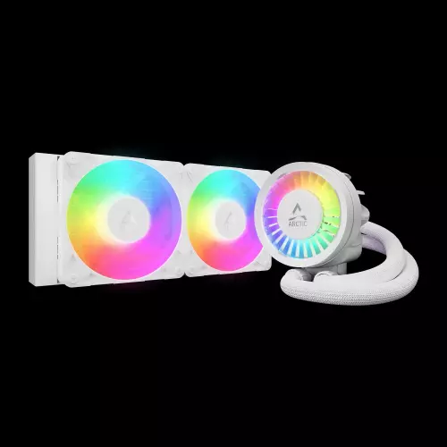 obrázek produktu ARCTIC Liquid Freezer III Pro 240 A-RGB (White) - Multikompatibilní all-in-one vodní chladič CPU s A