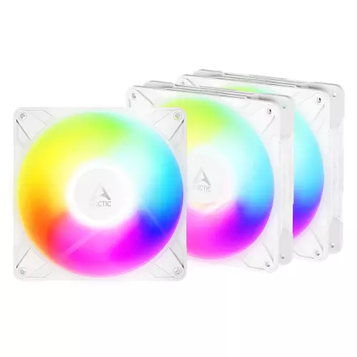 obrázek produktu ARCTIC P14 Pro Reverse A-RGB (White) 3-pack - ventilátor do PC 140mm 4pin PWM PST reverzní design (b