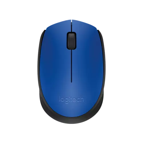 obrázek produktu Logitech M171/Kancelářská/Optická/1 000 DPI/Bezdrátová USB/Černá-modrá
