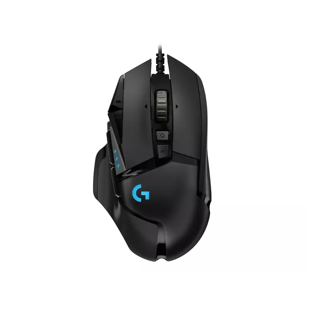 Obrázek produktu Logitech G502 HERO/Herní/Optická/Pro praváky/25 600 DPI/Drátová USB/Černá