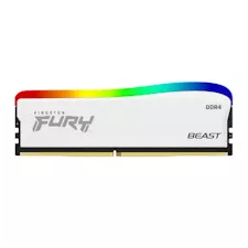 obrázek produktu Kingston FURY Beast White/DDR4/16GB/3200MHz/CL16/1x16GB/RGB/White