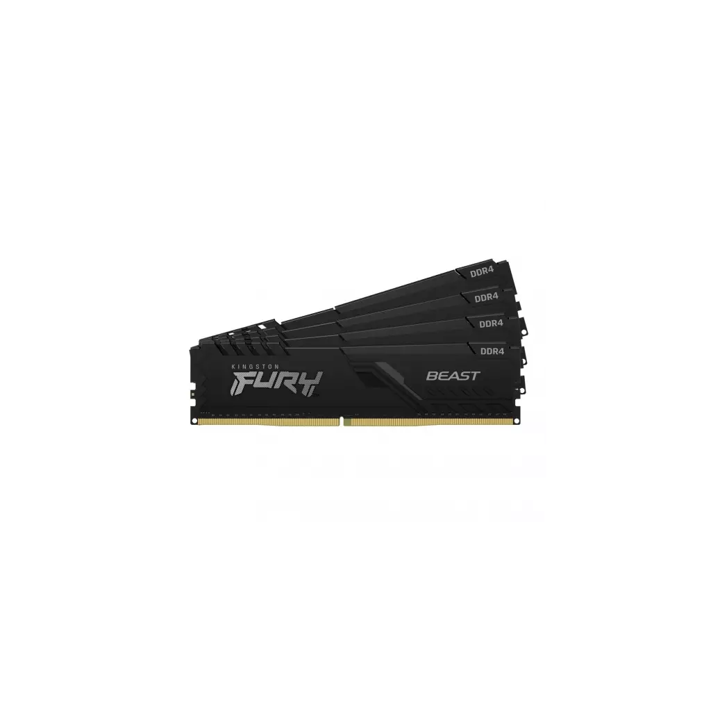Obrázek produktu Kingston FURY Beast/DDR4/32GB/3200MHz/CL16/4x8GB/Black
