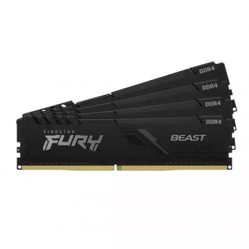 obrázek produktu Kingston FURY Beast/DDR4/32GB/3600MHz/CL17/4x8GB/Black