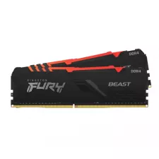 obrázek produktu Kingston FURY Beast/DDR4/16GB/3200MHz/CL16/2x8GB/RGB/Black