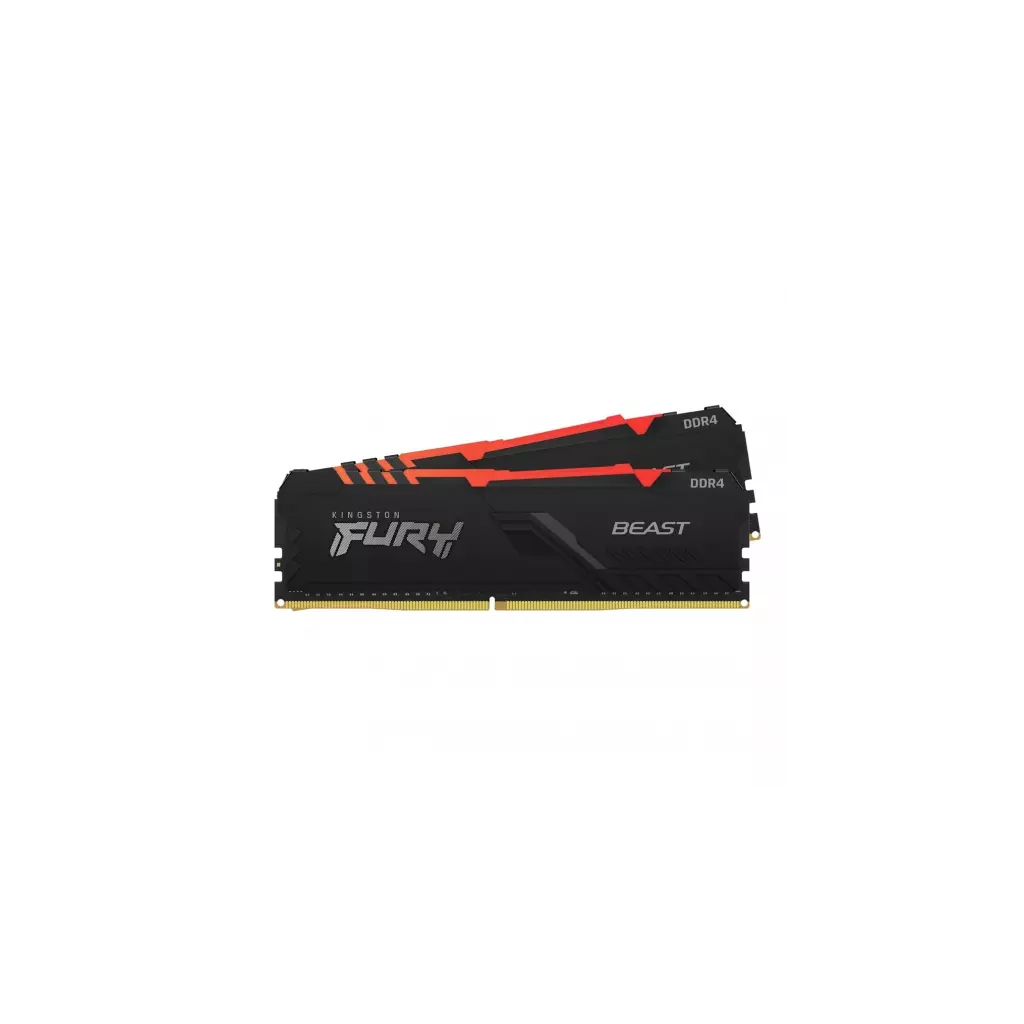 Obrázek produktu Kingston FURY Beast/DDR4/64GB/3200MHz/CL16/2x32GB/RGB/Black