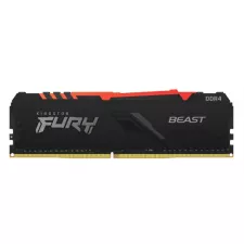 obrázek produktu Kingston FURY Beast/DDR4/8GB/3600MHz/CL17/1x8GB/RGB/Black