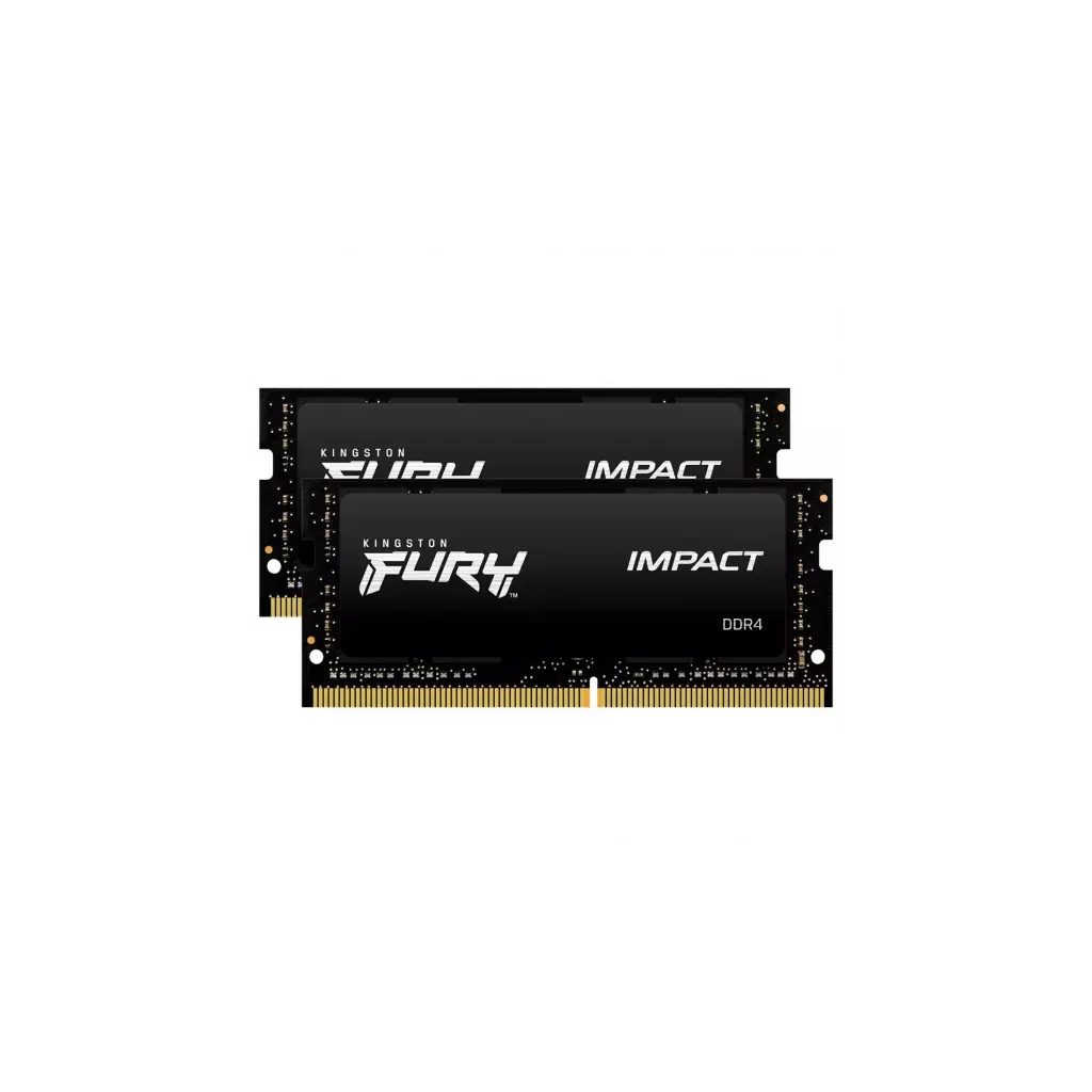 Obrázek produktu Kingston FURY Impact/SO-DIMM DDR4/16GB/3200MHz/CL20/2x8GB/Black